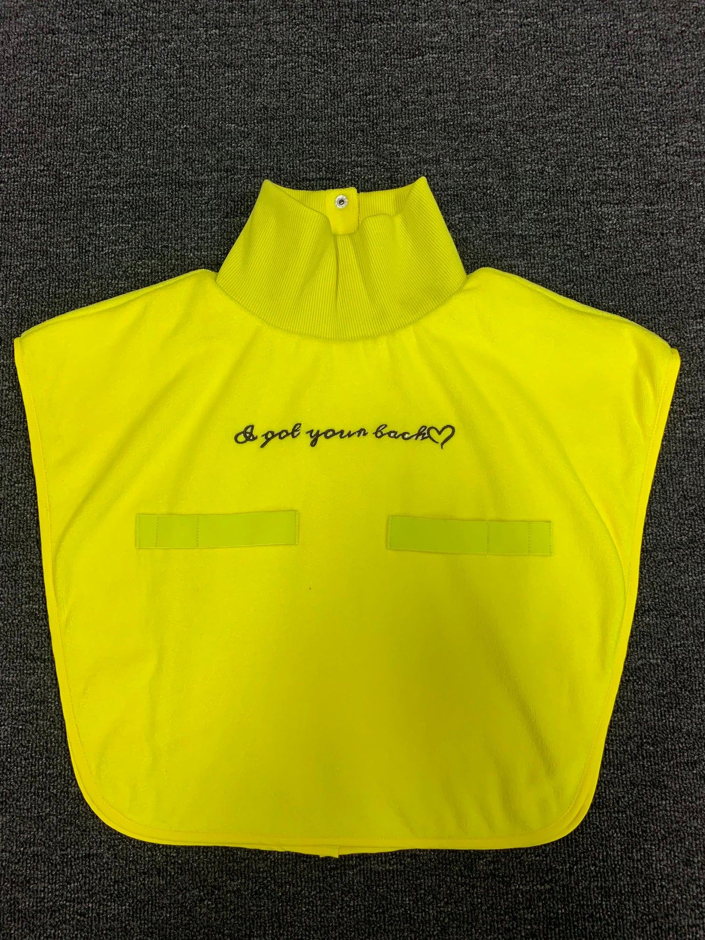 Turtleneck Hair-Bib - Yellow
