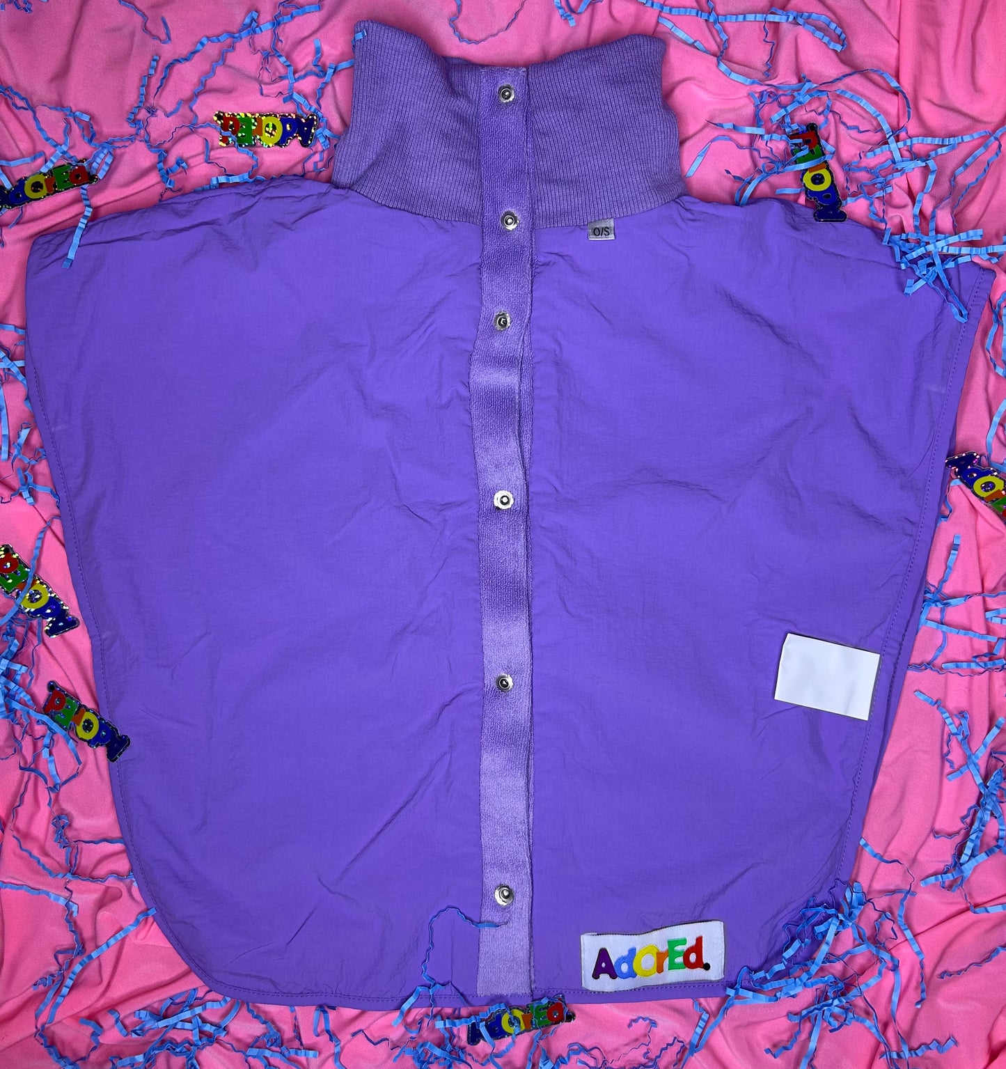 PRE-ORDER Turtleneck Hair-Bib - Purple