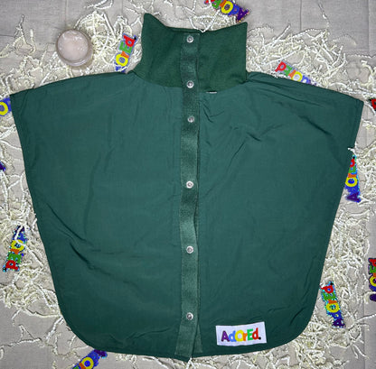 Bundle: Turtleneck Hair-Bib - Green + Mane Nutrients Growth Oil