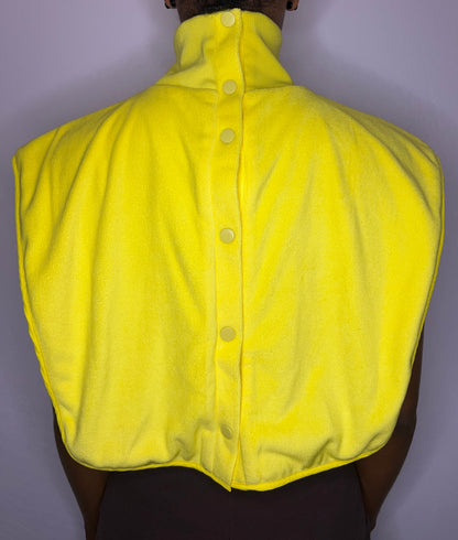 Turtleneck Hair-Bib - Yellow