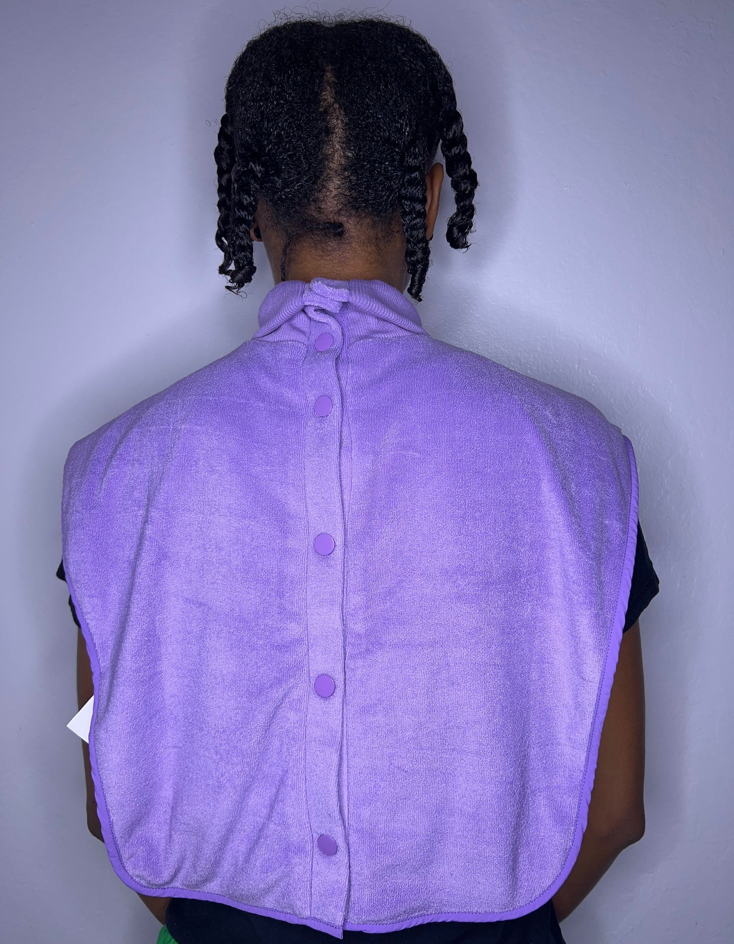 PRE-ORDER Turtleneck Hair-Bib - Purple