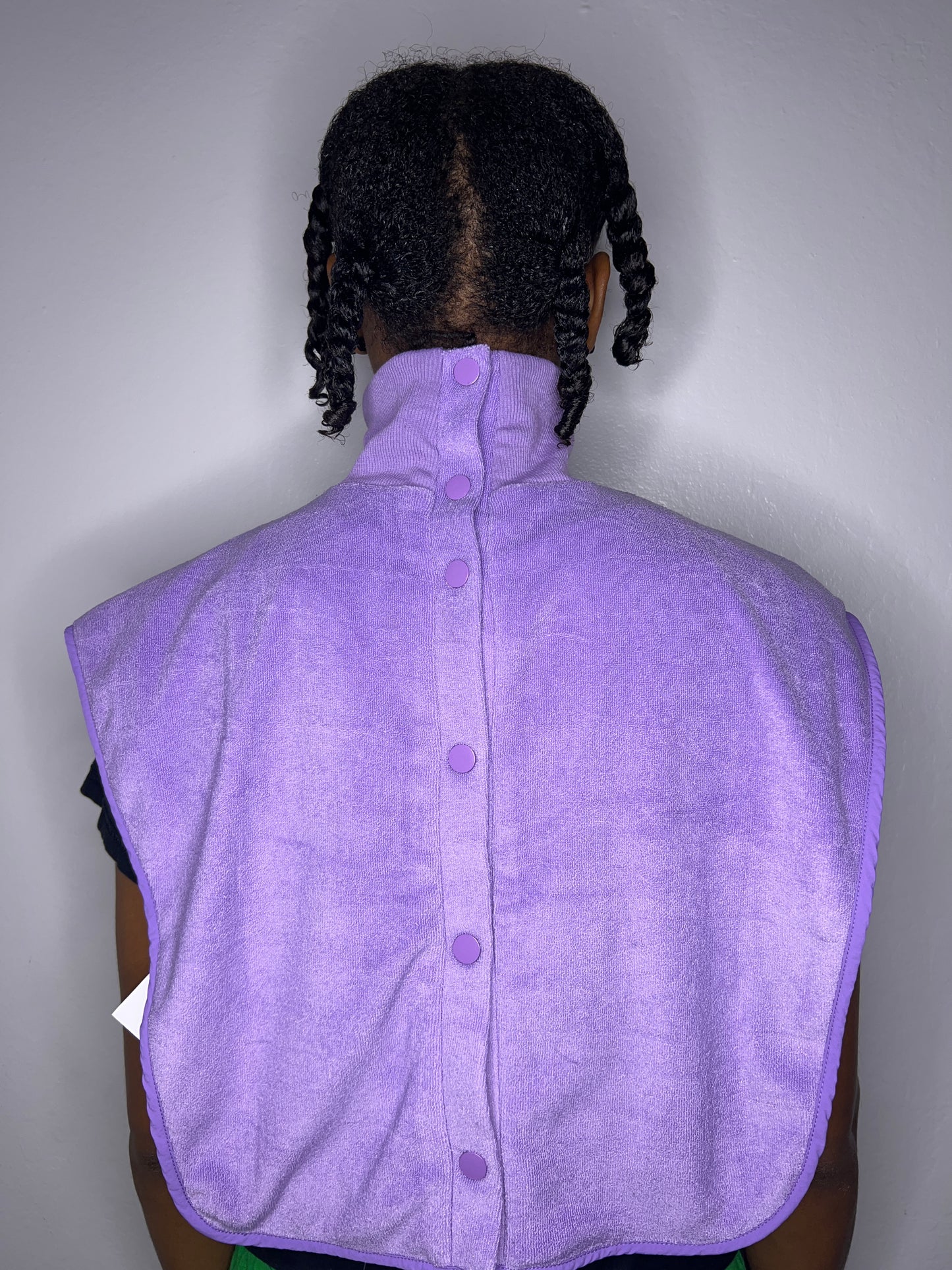 PRE-ORDER Turtleneck Hair-Bib - Purple