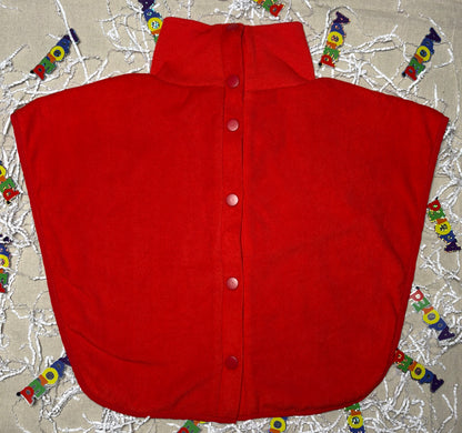 Turtleneck Hair-Bib - All Red
