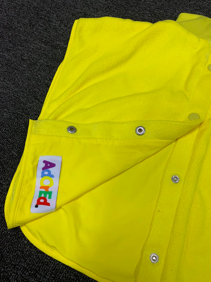 Turtleneck Hair-Bib - Yellow